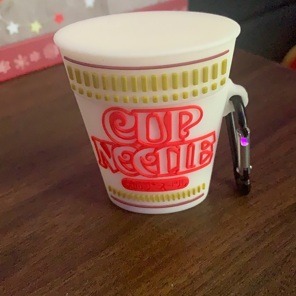 Cup Noodles Airpods Case with Carabiner